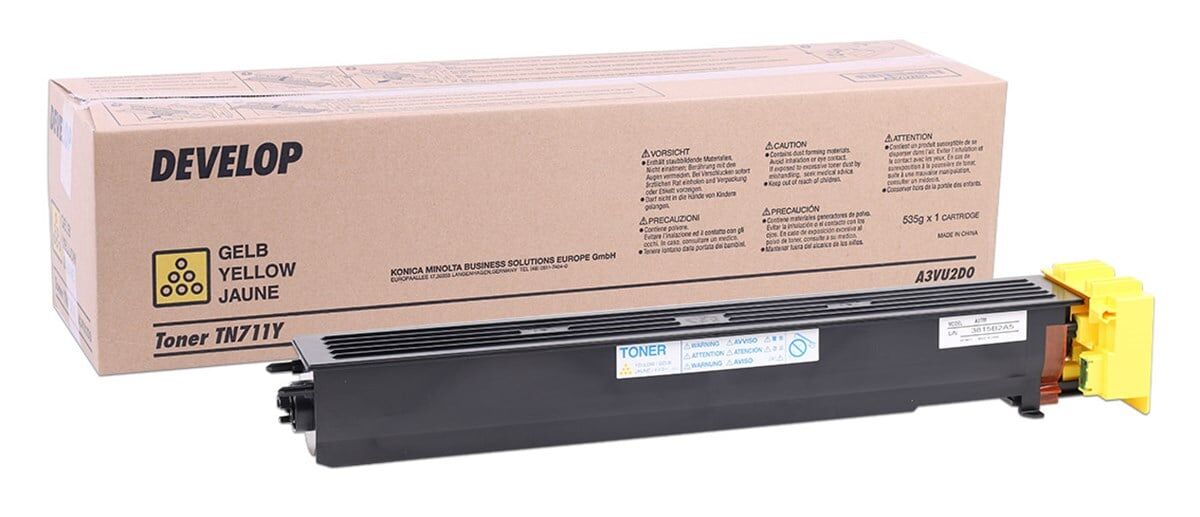 Develop TN-711 Sarı Orijinal Toner İneo +654 +754 A3VU2D0