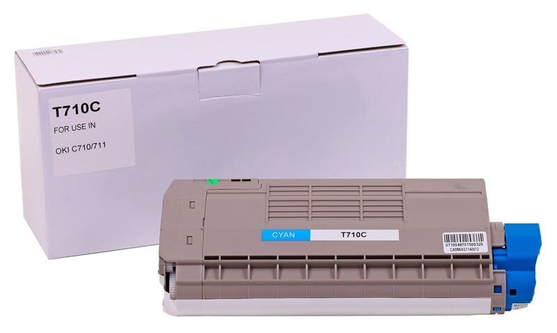 Oki C710 C711 Mavi Muadil Toner 44318607 11,5k