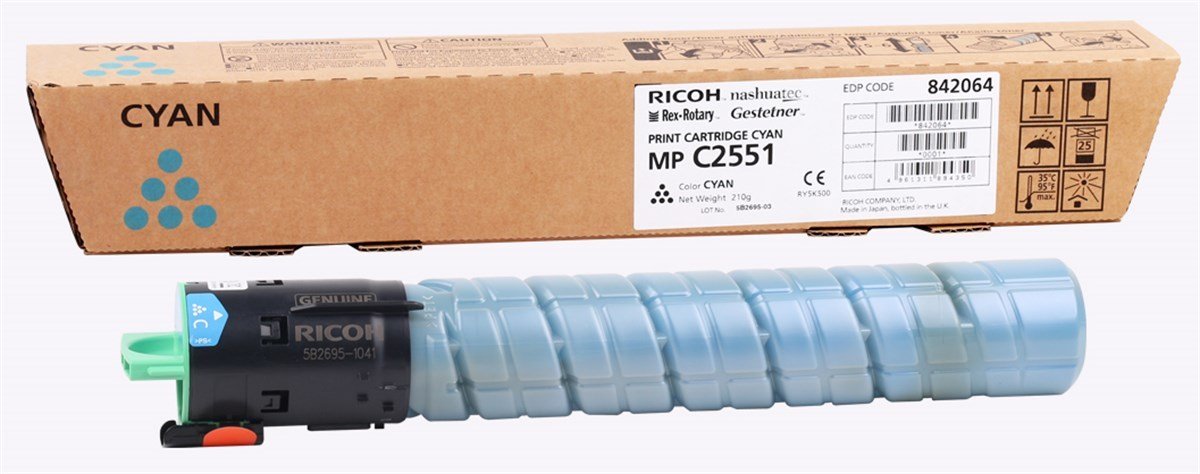 Ricoh MP-C2051 C2551 Orjinal Mavi Toner