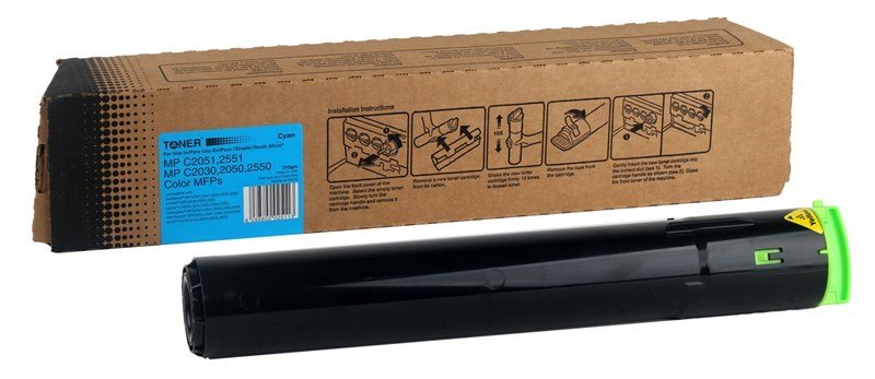 Ricoh MP-C 2051-2551 Muadil (USA) Mavi Toner (Yüksek Kapasite)